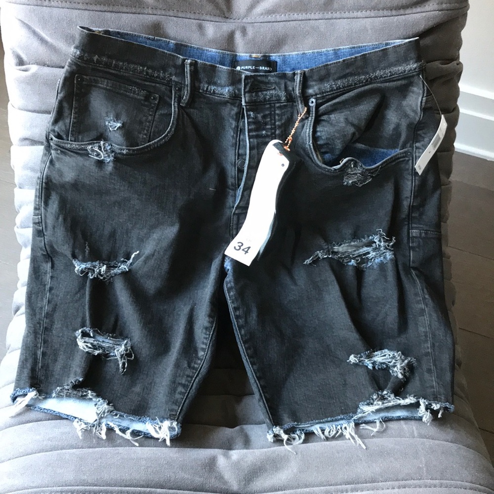 Purple Brand NWT Black Jeans shorts